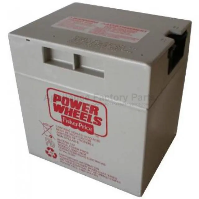 Alt view image 4 of 4 - Appliance Factory Parts 00801-0930 12V BATTERY FOR POWER WHEELS GRAY