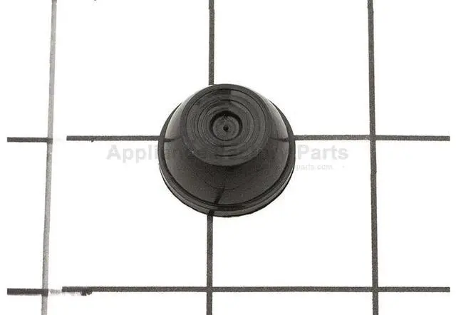 Main image of Appliance Factory Parts 0801-0604 .354 Black Retainer/Cap Nut.