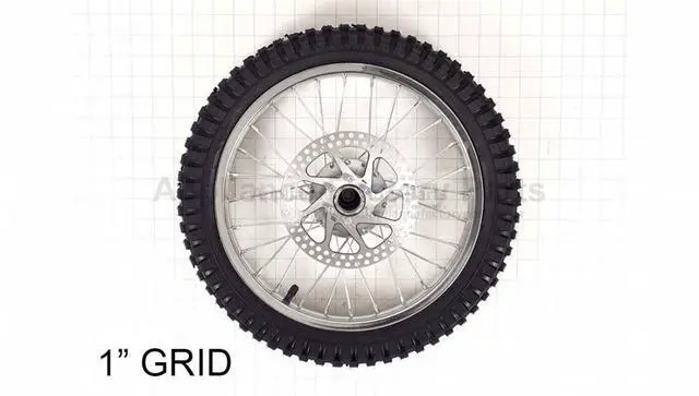 Alt view image 2 of 2 - Appliance Factory Parts W15128190049 Front Wheel (MX500 & MX650)