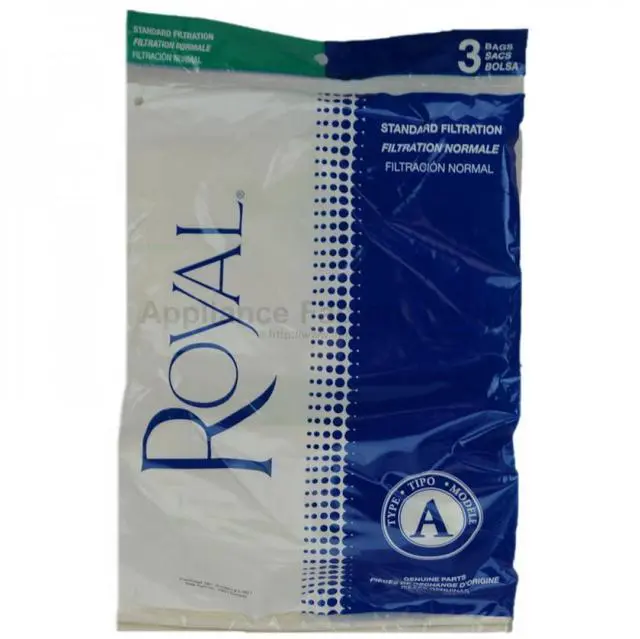 Alt view image 3 of 3 - Appliance Factory Parts 088147 BAG OEM ROYAL  A  3 PACK