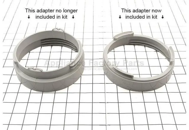 Alt view image 3 of 4 - Appliance Factory Parts COV31735401 Duct exhaust hose and window kit