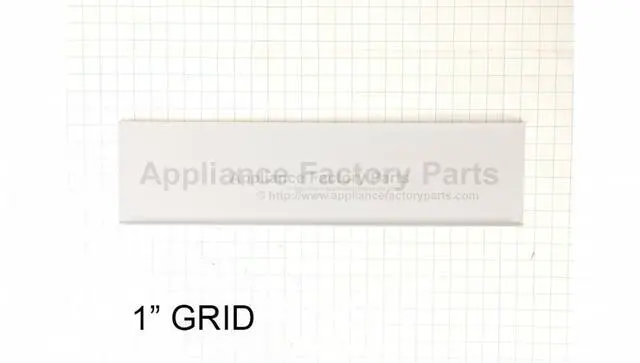 Alt view image 2 of 2 - Appliance Factory Parts 12120600004203 Slider I (24-Inch X 6.5-Inch - White)