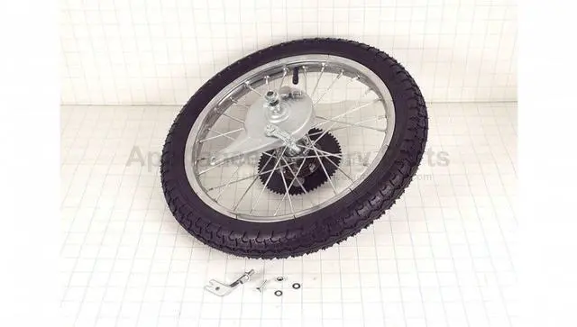 Main image of Appliance Factory Parts W13114501048 Razor - Eco Smart Rear Wheel Complete (W