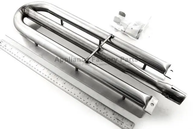 Main image of Appliance Factory Parts 15481 burner, pipe, ss, 21.875 x 6.125; Viking