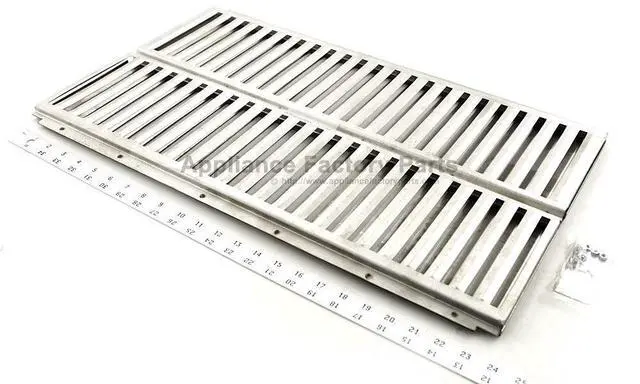 Main image of Appliance Factory Parts 99721 heat plate, ss, 14.875 x 24.375; Ducane