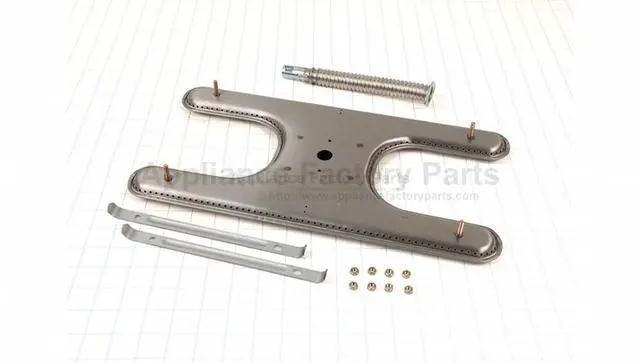 Main image of Appliance Factory Parts 110175-76.1 STAINLESS H Burner with flex venturi