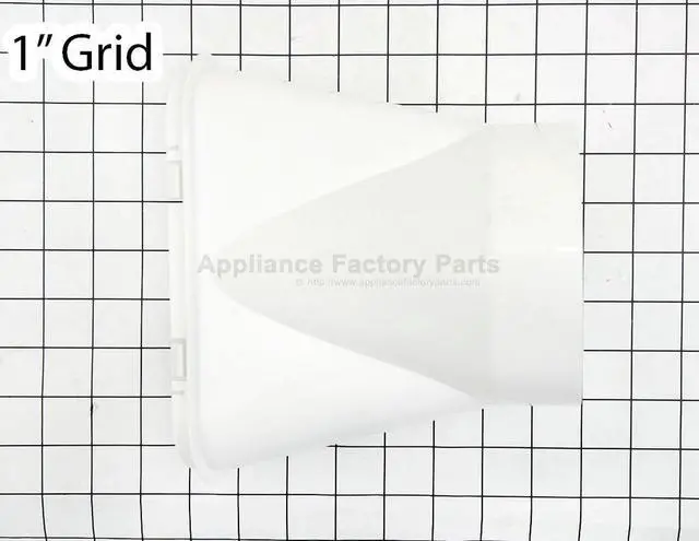 Alt view image 2 of 5 - Appliance Factory Parts 12120600001335 Window adaptor (oval) Residential A/C