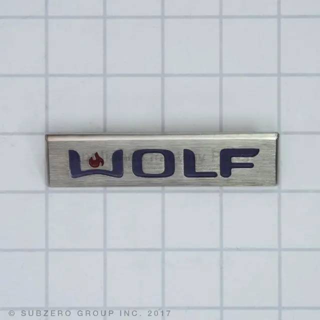 Alt view image 3 of 3 - Wolf 816623 WOLF LOGO SMALL -SVCE
