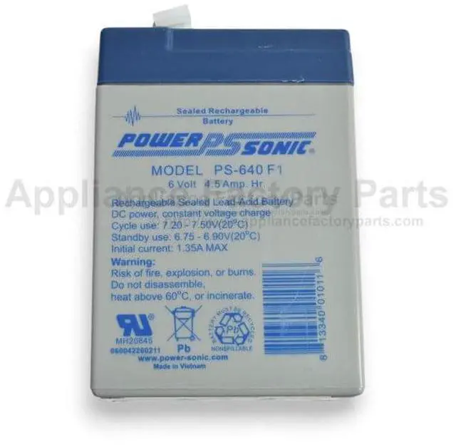 Main image of Appliance Factory Parts 00801-1457 4 AMP INTERNL FUSE BATTERY REPLACES BLUE