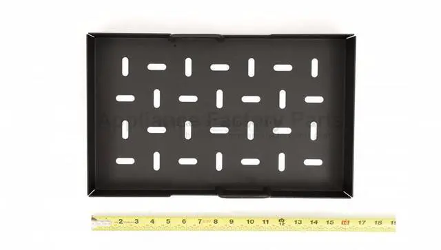 Alt view image 2 of 2 - Appliance Factory Parts N010-0918-BK1HT Charcoal Tray Each