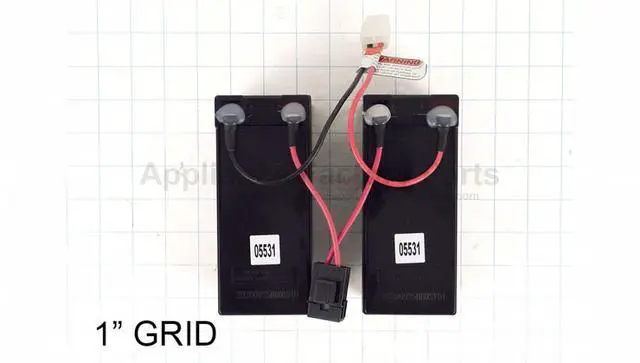 Alt view image 2 of 2 - Appliance Factory Parts W15130412003 Battery (Pocket Mod)