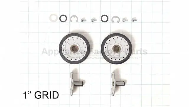 Alt view image 3 of 3 - Appliance Factory Parts LA-1008 REAR ROLLER KIT AFTERMARKET
