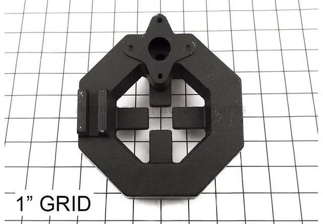 Alt view image 3 of 3 - Appliance Factory Parts PF80-40S Hex Side Burner Cast Iron