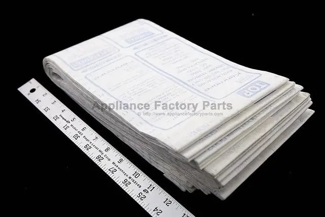 Alt view image 2 of 2 - Appliance Factory Parts 20-50621 VACUUM BAG