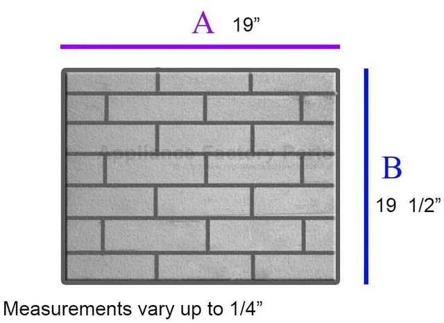 Alt view image 2 of 2 - Appliance Factory Parts 3041105K RIGHT SIDE BRICK READ ADD. INFO