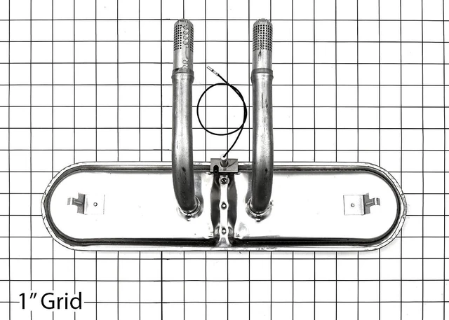 Alt view image 2 of 2 - Appliance Factory Parts SM167A-12 BURNER BAR LRG 300/345 SS LP 1X1