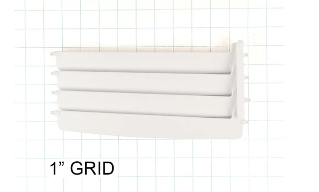 Alt view image 2 of 2 - Appliance Factory Parts 12120600000150 HORIZONTAL LOUVER