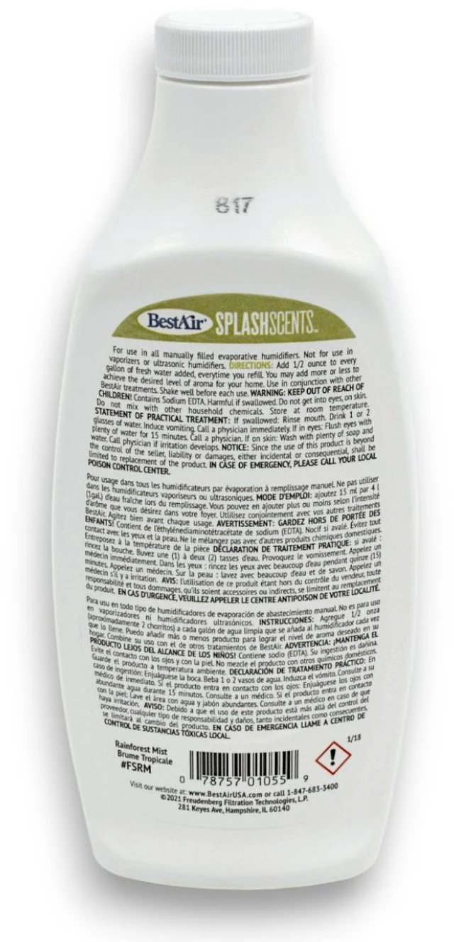 Alt view image 4 of 7 - Appliance Factory Parts FSRM6 HUMIDAFRESH RAINFOREST MIST WATER TREATM