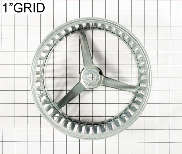 Alt view image 2 of 2 - Appliance Factory Parts 110747 BLOWER WHEEL - 8" (LEFT WHEN FACING REAR