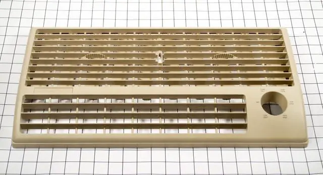 Main image of Appliance Factory Parts 110843 GRILLE ASSEMBLY M201&WCM28-w/PRINTING