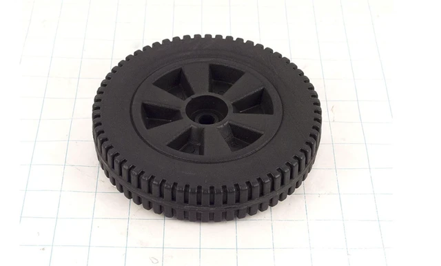 Main image of Appliance Factory Parts 28008-H 28" HEATWAVE WHEEL-BLK PLASTIC
