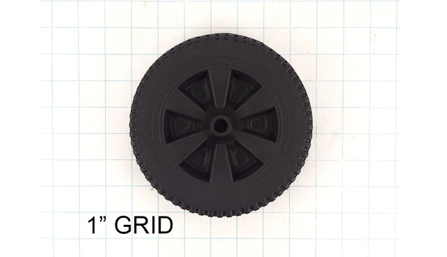 Alt view image 2 of 2 - Appliance Factory Parts 28008-H 28" HEATWAVE WHEEL-BLK PLASTIC
