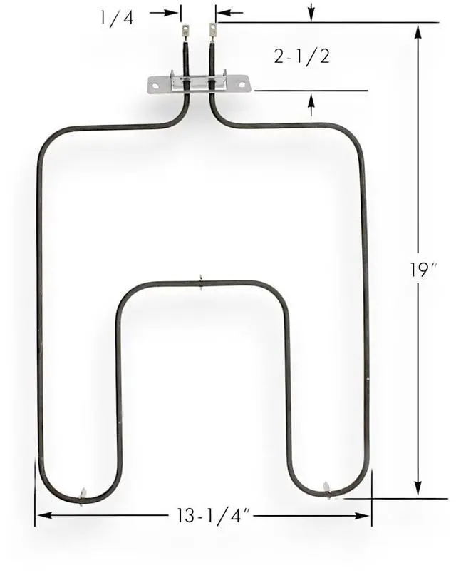 Alt view image 4 of 5 - Appliance Factory Parts WB44X200 OVEN ELEMENT AFTERMARKET