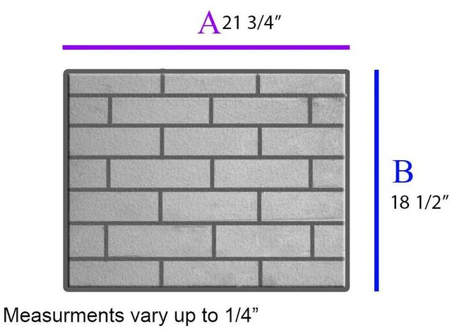 Main image of Appliance Factory Parts 3948131 BACK BRICK R/RC36