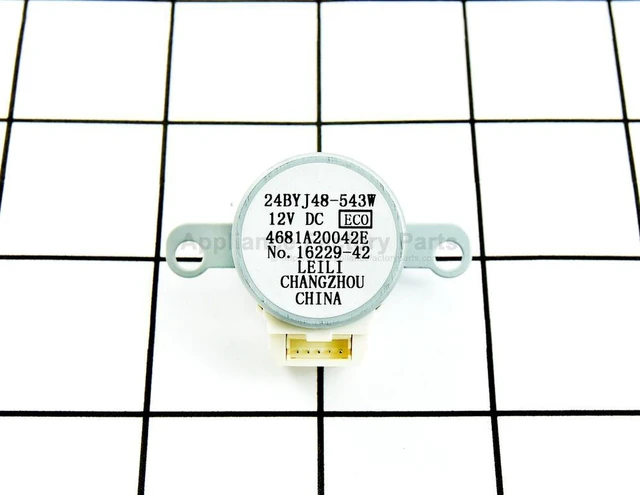 Alt view image 3 of 4 - Appliance Factory Parts 4681A20042E Motor Assembly DC Stepping