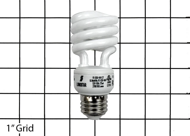Alt view image 2 of 3 - Appliance Factory Parts K019202000 CFL Bulb - 14W Medium Screw Base