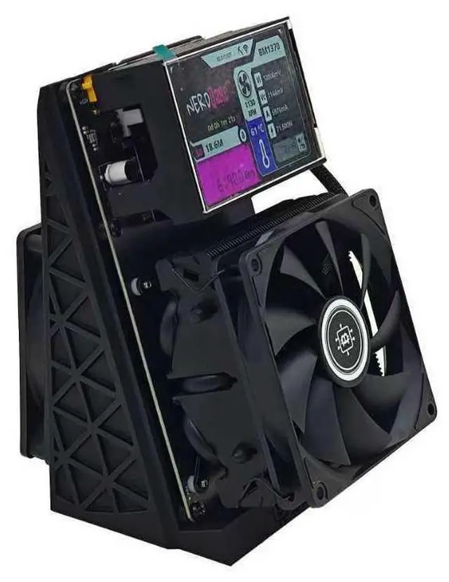 Alt view image 5 of 7 - NerdMiner NerdQaxe++ 2.5Th/s 60W Bitcoin Miner Single Miner SOLO Bitcoin Miner BTC Mining Rig Bitcoin Mining Rig