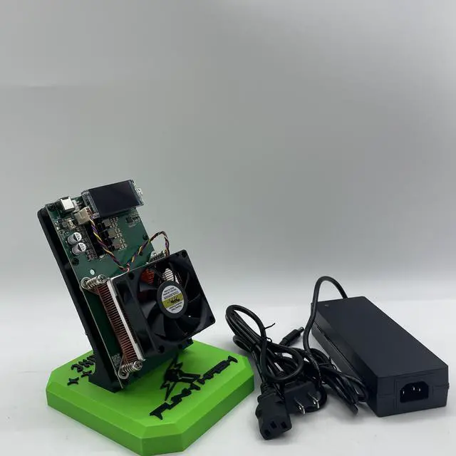 Alt view image 4 of 6 - NerdMiner NerdQaxe++ Bitcoin Miner | BM1370 Chip | 4.8TH/s Hashrate | 76W Low Power Consumption | 40dB Quiet | WiFi Wireless Connection | Portable Mini Design