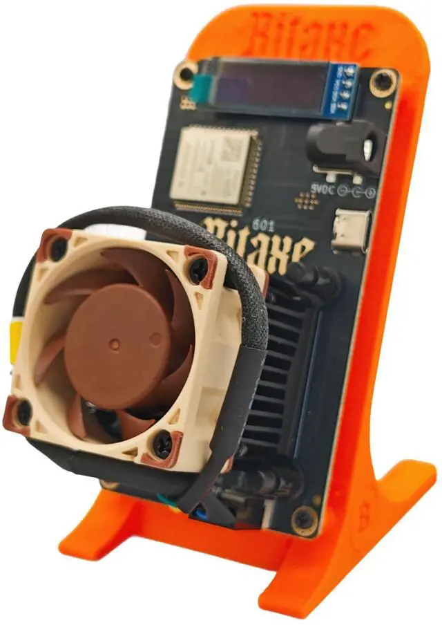 Alt view image 2 of 2 - Bitaxe Gamma 601 with Noctua fan  SOLO Miner 1.2TH/s BM1370