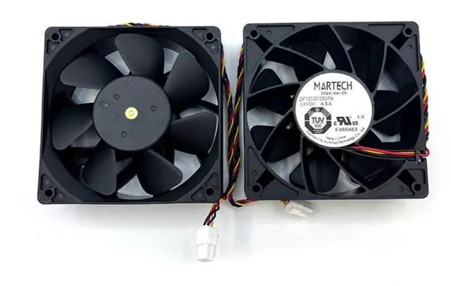 Alt view image 3 of 4 - Original MARTECH 12V 4.5A 7000RPM fan for Antminer S19kpro S21 S19jxp KS5pro