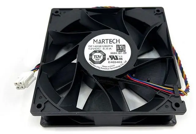 Alt view image 2 of 7 - Martech 12V 5A 7000RPM cooling fan for Antminer S21XP S21pro S21+
