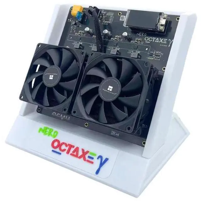 Alt view image 4 of 5 - Nerd OCTAXE 8.4T 166W 2025 New Bitcoin Miner | Efficient SHA-256 Algorithm | Supports BTC and Other Cryptocurrencies | Home Miner