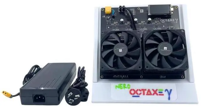 Alt view image 5 of 5 - Nerd OCTAXE 8.4T 166W 2025 New Bitcoin Miner | Efficient SHA-256 Algorithm | Supports BTC and Other Cryptocurrencies | Home Miner