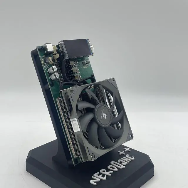 Alt view image 2 of 7 - NerdMiner NerdQaxe++ 4.8Th/s 76W Bitcoin Miner Solo Miner
