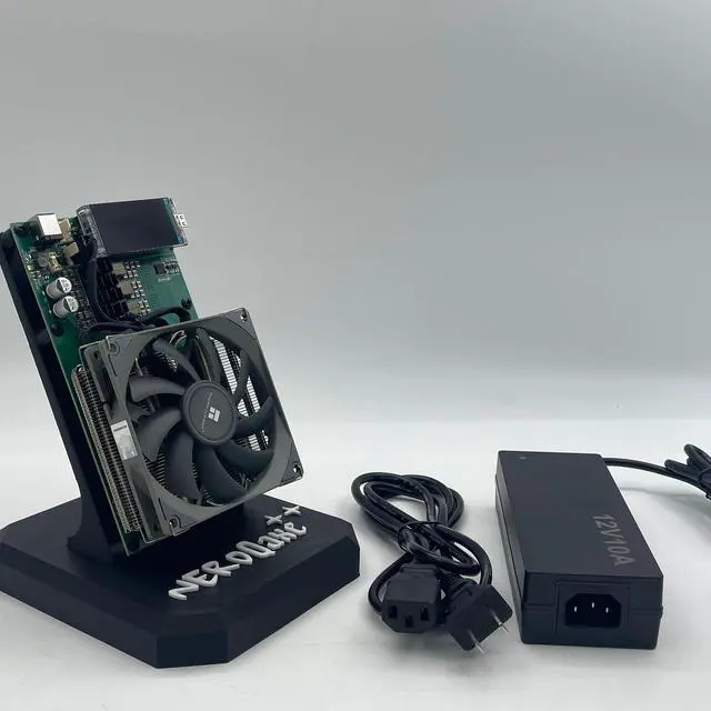 Alt view image 5 of 7 - NerdMiner NerdQaxe++ 4.8Th/s 76W Bitcoin Miner Solo Miner