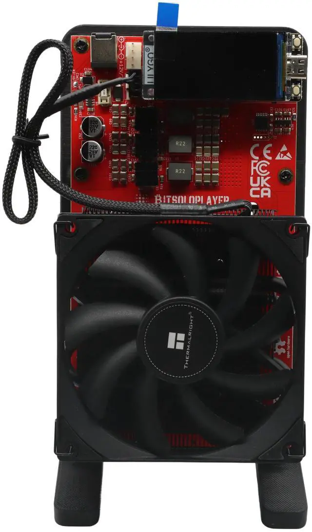 Alt view image 5 of 5 - New NerdQaxe++ Mini Miner: 76W Power Consumption, 4.8TH/s of Powerful Hashrate