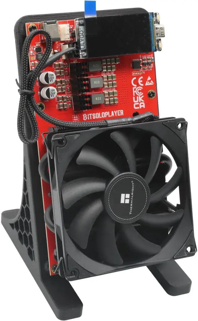 Alt view image 3 of 5 - New NerdQaxe++ Mini Miner: 76W Power Consumption, 4.8TH/s of Powerful Hashrate