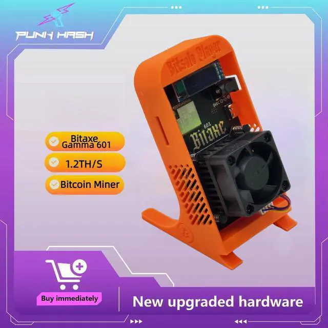 Main image of Bitaxe Gamma solo miner: 1.0-1.2TH/s hashrate, power supply included