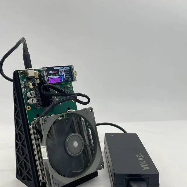 Alt view image 4 of 5 - NerdMiner NerdQaxe++ Portable Bitcoin Miner | BM1370 Chip | 4.8TH/s Hashrate