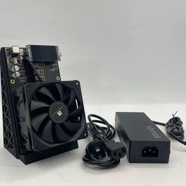 Alt view image 4 of 5 - New generation NerdQaxe++ mini miner launched | 76W low power consumption | silent design | 4.8T hashrate | air cooling