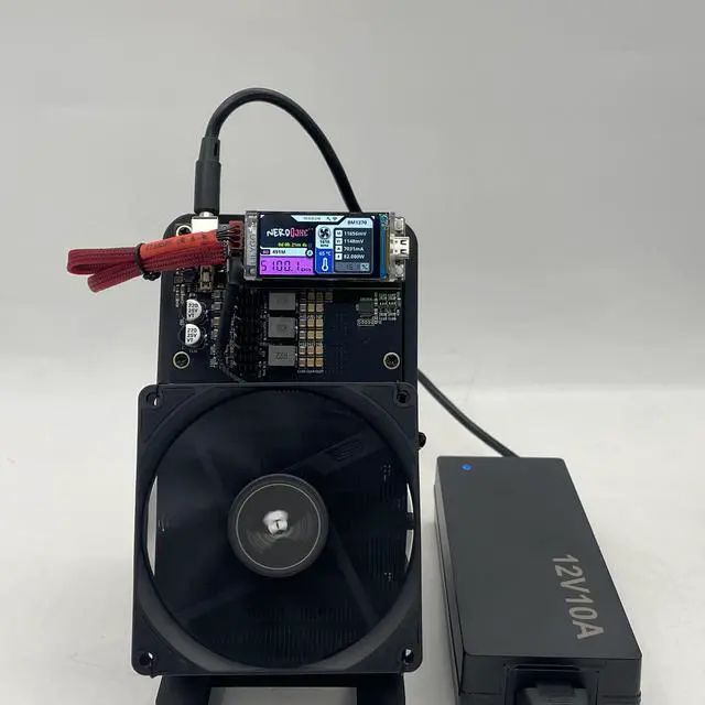 Alt view image 6 of 6 - NerdMiner NerdQaxe++ Bitcoin Miner | 4.8TH/s High Hashrate, WiFi Plug-and-Play