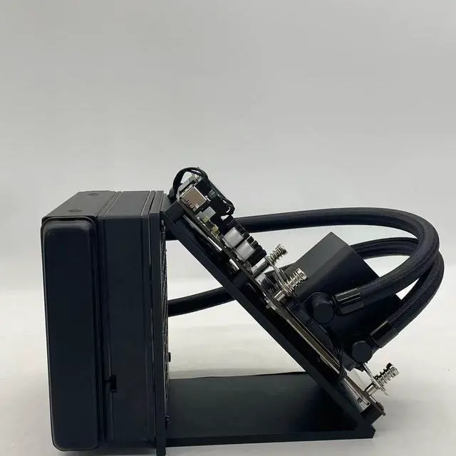 Alt view image 3 of 5 - Bitaxe NerdQaxe++ 4.8TH/s 95w Bitcoins Miner 4 PCS BM1370 Asic Chip Solo BTC miner With 120W power supply