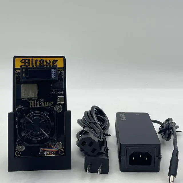 Alt view image 6 of 6 - NMAxe Gamma optimized Bitaxe 601 gamma NMMiner Official BM1370 ASIC BTC Solo Lottery Miner 1.2TH/s Open-source quite Home Using