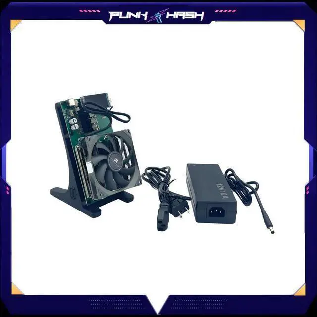 Alt view image 5 of 6 - New Bitaxe Nerdqaxe++ Solo Lucky Miner 4.8TH/S 4 x BM1370 Asic Chip 68W Bitcoin Lottery Mining Machine For Home Crypto Mining