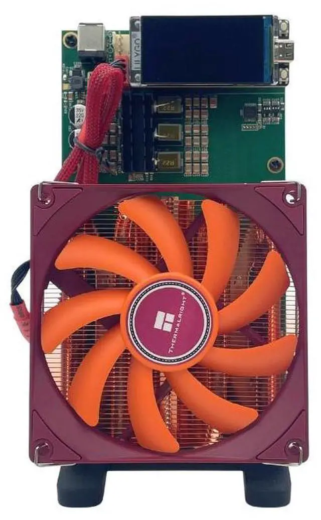 Main image of NerdQaxe++ 4.8TH/s 75W ASIC Miner BTC Miner Open-Source New Fans NerdQaxe 4.8T