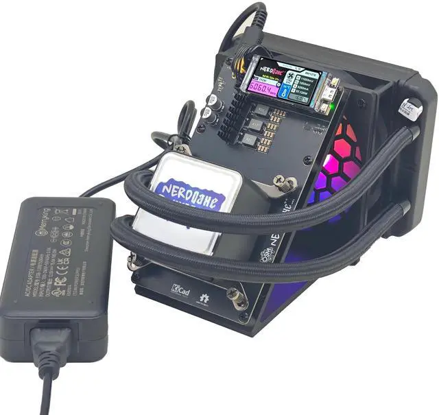 Main image of New Upgrade Bitaxe NerdQaxe++ Hydro Rev 6.1 6TH/s 100W Solo Miner For Mining Bitcoin Liquid Cooler BTC Asic Crypto Machine